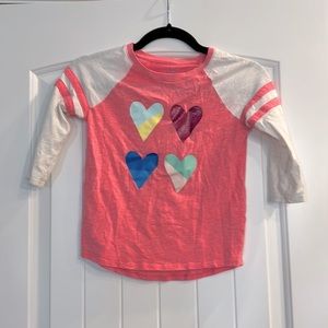 Girls 3/4 sleeve shirt